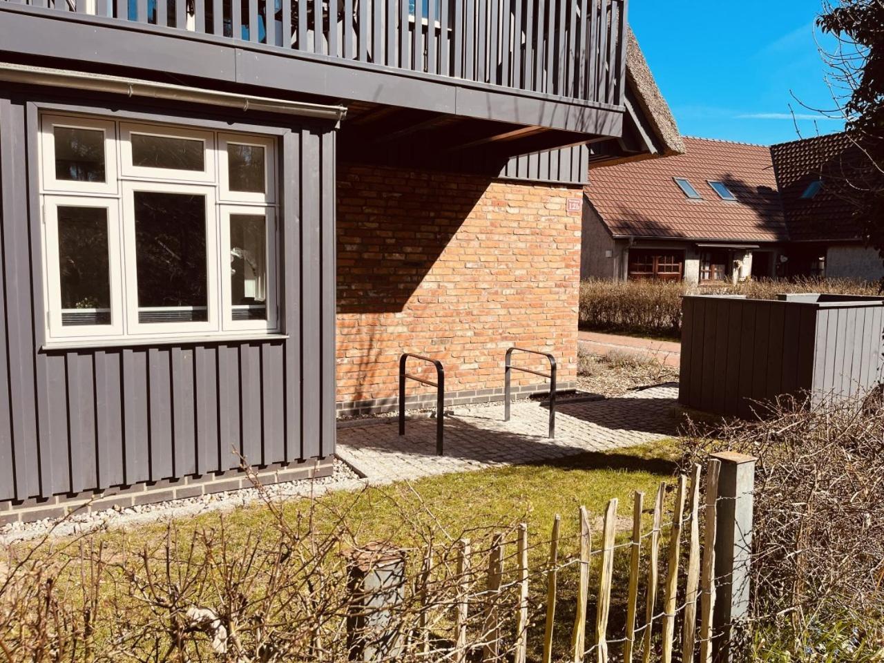 Friesia Urlaub unterm Reetdach fuer 4 Pers Terrasse Garten 2 SZ Born Exterior foto